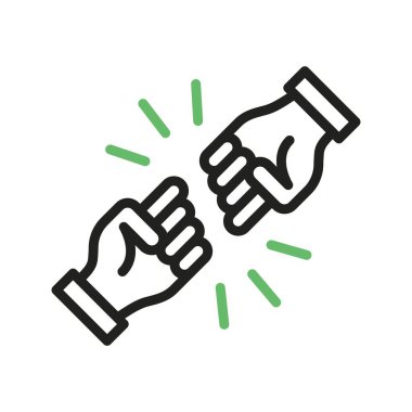 Simge vektör görüntüsü ile savaşıyorum. Mobil uygulama web uygulaması ve yazdırma ortamı için uygundur.