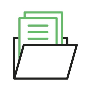 Dosya simgesi vektör resmi. Mobil uygulama web uygulaması ve yazdırma ortamı için uygundur.