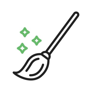 Yer Temizleme simgesi vektör görüntüsü. Mobil uygulama web uygulaması ve yazdırma ortamı için uygundur.