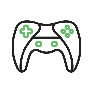 Gamepad simge vektör görüntüsü. Mobil uygulama web uygulaması ve yazdırma ortamı için uygundur.