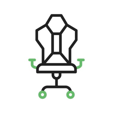 Oyun Sandalyesi ikonu vektör görüntüsü. Mobil uygulama web uygulaması ve yazdırma ortamı için uygundur.