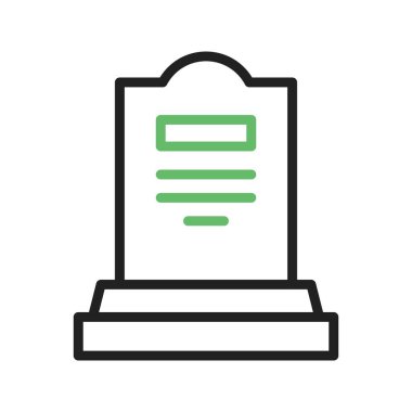 Gravstone ikon vektör görüntüsü. Mobil uygulama web uygulaması ve yazdırma ortamı için uygundur.