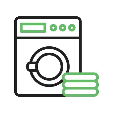 Çamaşır simgesi vektör görüntüsü. Mobil uygulama web uygulaması ve yazdırma ortamı için uygundur.