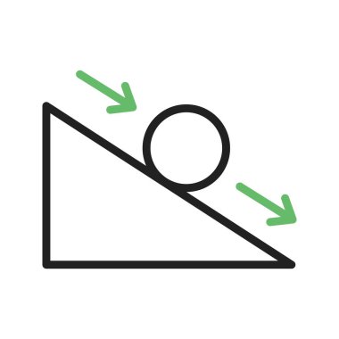 Hareket simgesi vektör görüntüsü yasası. Mobil uygulama web uygulaması ve yazdırma ortamı için uygundur.