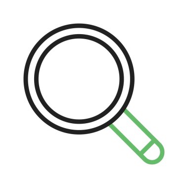 Glass simge vektör görüntüsü büyütülüyor. Mobil uygulama web uygulaması ve yazdırma ortamı için uygundur.