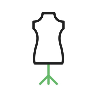 Manken simgesi vektör görüntüsü. Mobil uygulama web uygulaması ve yazdırma ortamı için uygundur.