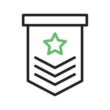 Askeri ikon vektör görüntüsü. Mobil uygulama web uygulaması ve yazdırma ortamı için uygundur.