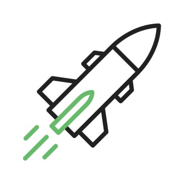 Füze ikon vektör görüntüsü. Mobil uygulama web uygulaması ve yazdırma ortamı için uygundur.