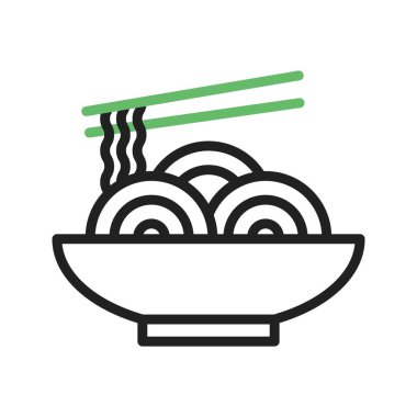 Erişte ikonu vektör görüntüsü. Mobil uygulama web uygulaması ve yazdırma ortamı için uygundur.