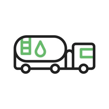 Petrol Tankı ikonu vektör görüntüsü. Mobil uygulama web uygulaması ve yazdırma ortamı için uygundur.