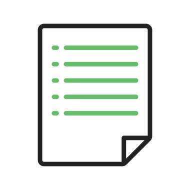 Sayfa simgesi vektör resmi. Mobil uygulama web uygulaması ve yazdırma ortamı için uygundur.