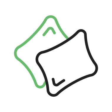 Yastık simgesi vektör görüntüsü. Mobil uygulama web uygulaması ve yazdırma ortamı için uygundur.