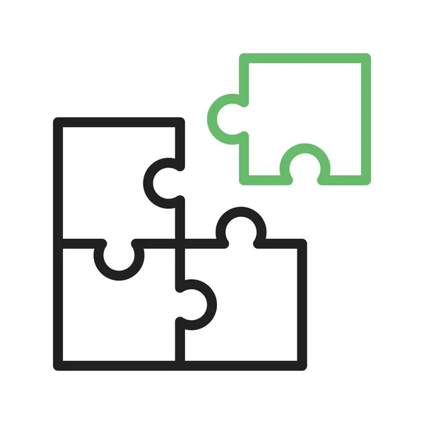 Obrázek Vektoru Puzzle Ikony Vhodné Pro Mobilní Aplikace Tisková Média Stock Vektory