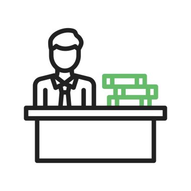 Simge vektör resmini incele. Mobil uygulama web uygulaması ve yazdırma ortamı için uygundur.