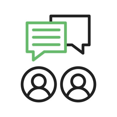 Serbest simge vektör görüntüsü hakkında konuş. Mobil uygulama web uygulaması ve yazdırma ortamı için uygundur.