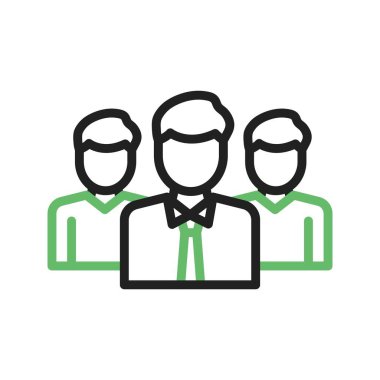 Takım ikonu vektör görüntüsü. Mobil uygulama web uygulaması ve yazdırma ortamı için uygundur.