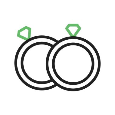 Alyans ikonu vektör görüntüsü. Mobil uygulama web uygulaması ve yazdırma ortamı için uygundur.