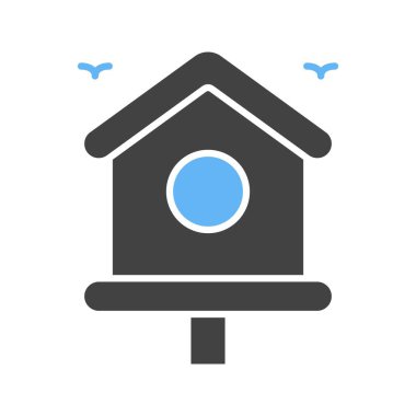 Bird House ikon vektör görüntüsü. Mobil uygulama web uygulaması ve yazdırma ortamı için uygundur.