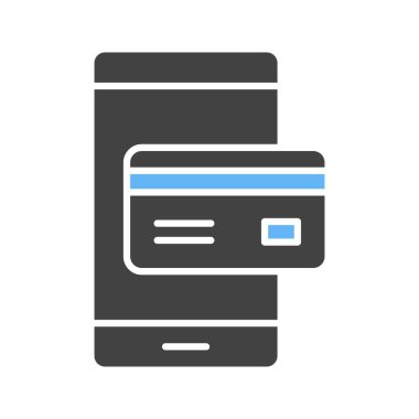 Kart Ödeme simgesi vektör resmi. Mobil uygulama web uygulaması ve yazdırma ortamı için uygundur.