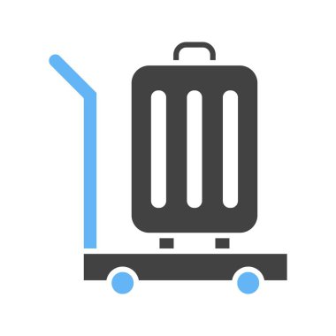 Cart simgesi vektör görüntüsü. Mobil uygulama web uygulaması ve yazdırma ortamı için uygundur.