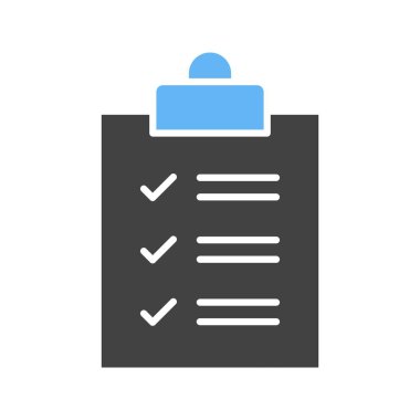 Liste simgesi vektör resmini kontrol et. Mobil uygulama web uygulaması ve yazdırma ortamı için uygundur.