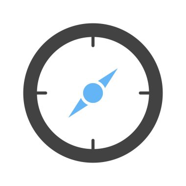 Pusula simgesi vektör görüntüsü. Mobil uygulama web uygulaması ve yazdırma ortamı için uygundur.