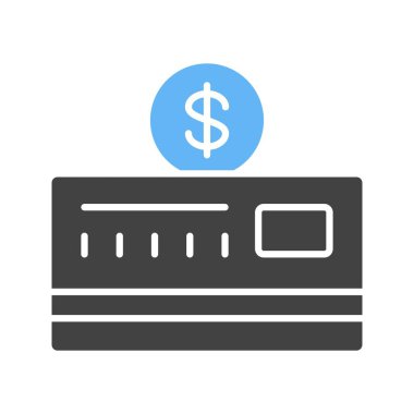 Kredi kartı ödeme ikonu vektör resmi. Mobil uygulama web uygulaması ve yazdırma ortamı için uygundur.