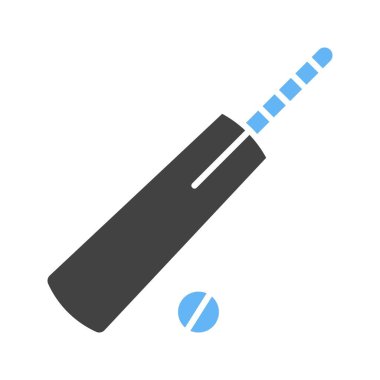 Kriket ikonu vektör görüntüsü. Mobil uygulama web uygulaması ve yazdırma ortamı için uygundur.