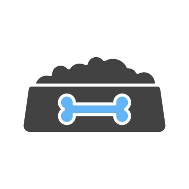 Köpek maması ikonu vektör görüntüsü. Mobil uygulama web uygulaması ve yazdırma ortamı için uygundur.