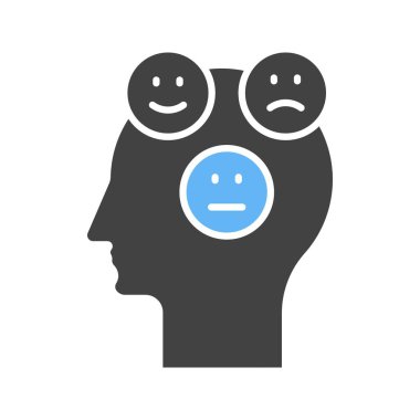 Duygusal simge vektör görüntüsü. Mobil uygulama web uygulaması ve yazdırma ortamı için uygundur.