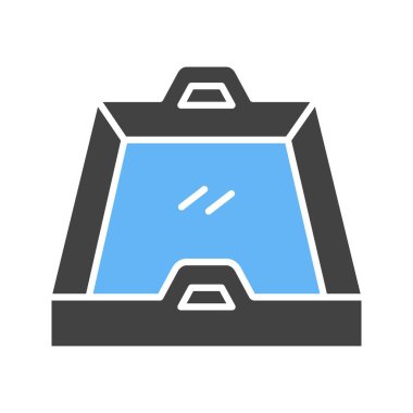 Yemek tepsisi ikon vektör görüntüsü. Mobil uygulama web uygulaması ve yazdırma ortamı için uygundur.