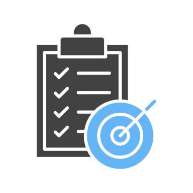 Hedef simge vektör görüntüsü. Mobil uygulama web uygulaması ve yazdırma ortamı için uygundur.