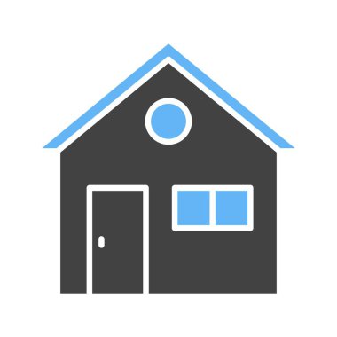 Ev simgesi vektör görüntüsü. Mobil uygulama web uygulaması ve yazdırma ortamı için uygundur.