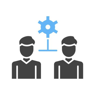 Kişiler arası ikon vektör görüntüsü. Mobil uygulama web uygulaması ve yazdırma ortamı için uygundur.