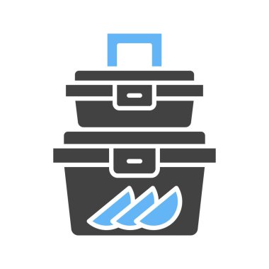 Beslenme kutusu simgesi vektör resmi. Mobil uygulama web uygulaması ve yazdırma ortamı için uygundur.