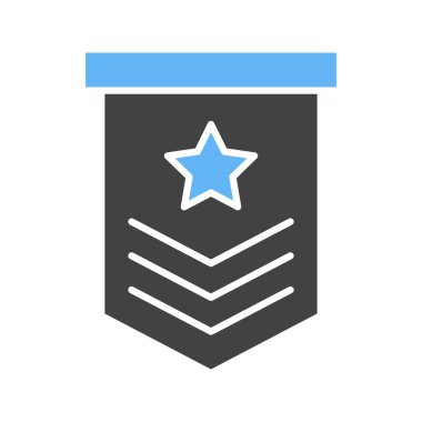 Askeri ikon vektör görüntüsü. Mobil uygulama web uygulaması ve yazdırma ortamı için uygundur.