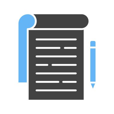 Not simgesi vektör görüntüsü. Mobil uygulama web uygulaması ve yazdırma ortamı için uygundur.