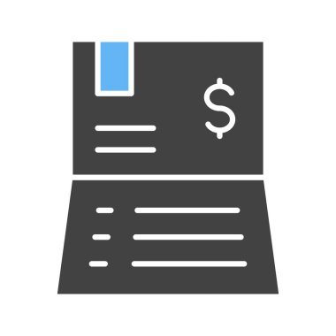 Giriş kitabı simgesi vektör görüntüsü. Mobil uygulama web uygulaması ve yazdırma ortamı için uygundur.