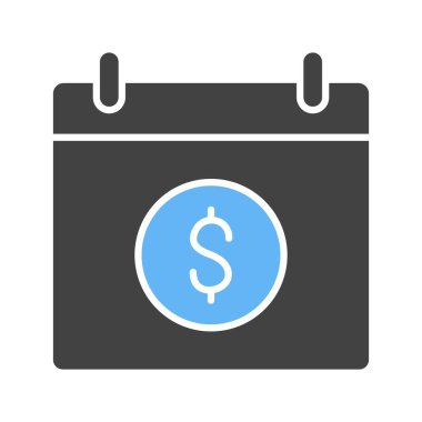 Ödeme Günü ikon vektör görüntüsü. Mobil uygulama web uygulaması ve yazdırma ortamı için uygundur.