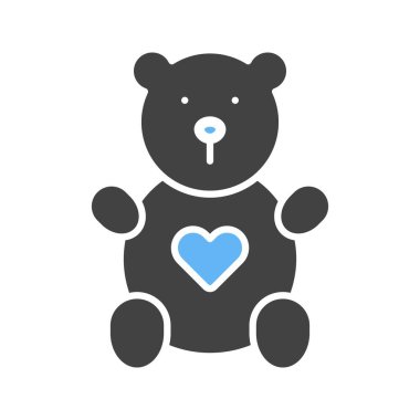 Teddy Bear ikon vektör görüntüsü. Mobil uygulama web uygulaması ve yazdırma ortamı için uygundur.