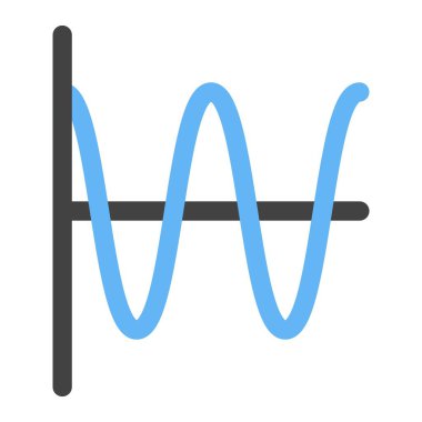 Simge vektör görüntüsünü dalgalar. Mobil uygulama web uygulaması ve yazdırma ortamı için uygundur.