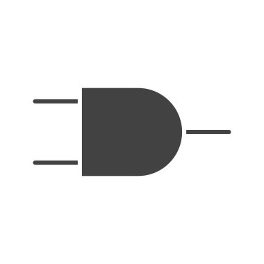 Ve geçit simgesi vektör görüntüsü. Mobil uygulama web uygulaması ve yazdırma ortamı için uygundur.