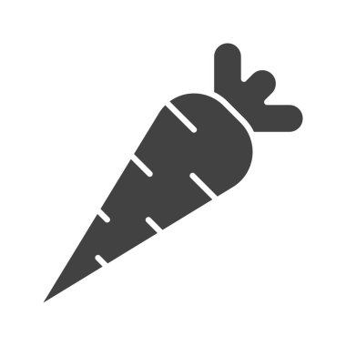 Havuç ikonu vektör görüntüsü. Mobil uygulama web uygulaması ve yazdırma ortamı için uygundur.