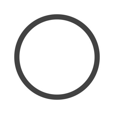 Simge vektör görüntüsünü çember yapın. Mobil uygulama web uygulaması ve yazdırma ortamı için uygundur.