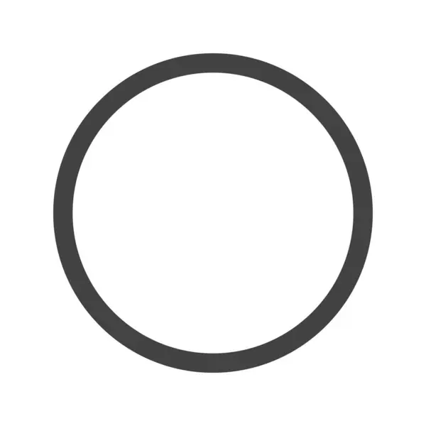 Kreissymbolvektorbild Geeignet Für Mobile Applikationen Und Printmedien lizenzfreie Stockillustrationen