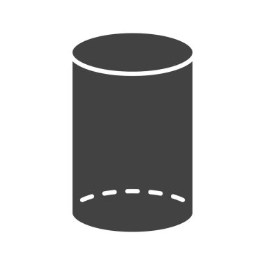 Silindir simgesi vektör görüntüsü. Mobil uygulama web uygulaması ve yazdırma ortamı için uygundur.