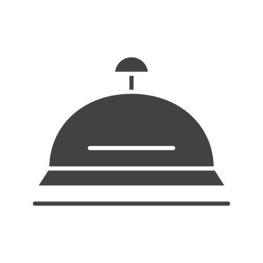 Desk Bell ikon vektör görüntüsü. Mobil uygulama web uygulaması ve yazdırma ortamı için uygundur.