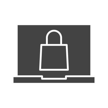 Etrade Web sitesi ikon vektör görüntüsü. Mobil uygulama web uygulaması ve yazdırma ortamı için uygundur.