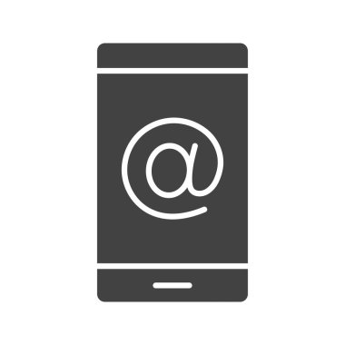 E- posta Adresi simge vektör resmi. Mobil uygulama web uygulaması ve yazdırma ortamı için uygundur.