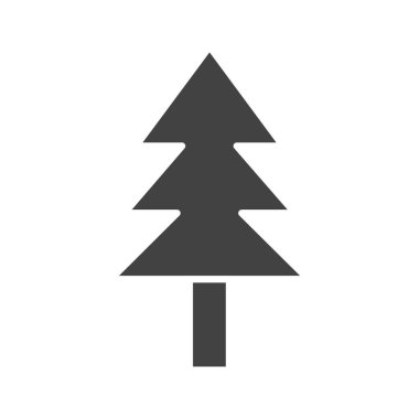 Evergreen Tree ikon vektör görüntüsü. Mobil uygulama web uygulaması ve yazdırma ortamı için uygundur.